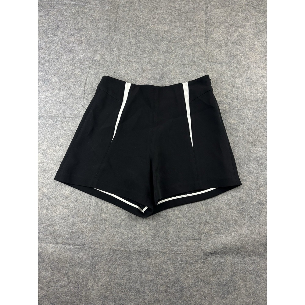 Rag And Bone Women's 4 Dress Shorts Contrast White/Black Pin Up Girl Chic French